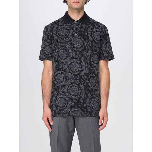 Versace Polo Shirt Men Multicolor